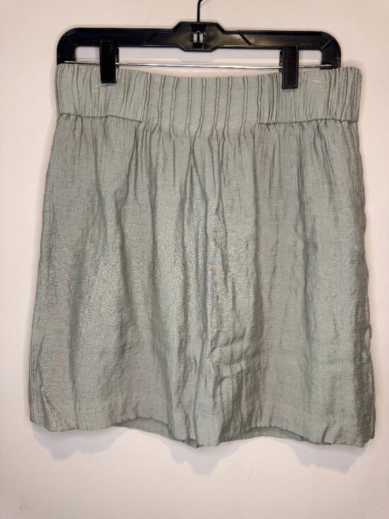 LOFT Dresses & Skirts - Ann Taylor Loft Mini Skirt Green with Zipper size 6 Medium